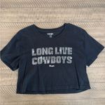 Wrangler  Charcoal Graphic Crop Top Photo 1
