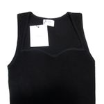 Dissh NWT Fleur Midi in Black Stretch Ribbed Knit Tank Dress S Photo 2