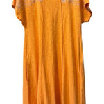 Soft Surroundings Soft‎ Surroundings Gladstone Dress Sz Small Orange Papaya Embroidered Beach City Photo 0