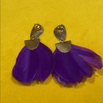 Federika Padula Double Feather Earrings Purple Photo 3