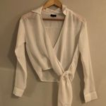 Lucca Couture Luca Couture White Sheer Top Photo 0