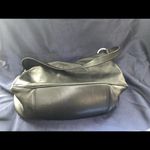 Kenneth Cole Black Leather Hobo Shoulder Bag 14”x9”x4” Photo 2