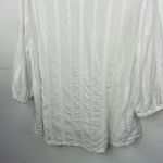 Torrid  White Eyelet & Lace Embroidered Hi-Lo Blouse size 1X Photo 9