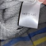 Emory park  XL gray knit sweater pastel stripes Photo 7