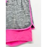 Champion Shorts Womens Size Large Gray Neon Pink Athletic Drawstring Breathable Photo 3