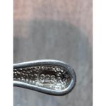 Sterling Silver Cross Pendant Modern Rounded Sculptural Necklace‎ Charm 925 "C" Photo 3