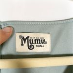 Show Me Your Mumu  Emily Maxi Dress Empire Waist Silver Sage Women's Small Photo 2