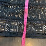 Parker  Black‎ Lace Mesh Mini Dress Sheer Romantic Gothic Party Small Vampcore Photo 10