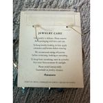 NEW IN CARD Luna Norte 14KT Plated Brass Quartz Hoop Earrings Gold Photo 4