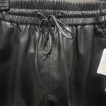 Good American Black Leather Shorts Photo 2