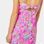 Lilly Pulitzer Lilly Pultizer Shelli Stretch Midi Dress Amethyst Embroidered Pink Size 6 Photo 11