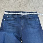 7 For All Mankind Women’s Charlize Jeans Flare Mid Rise Stretch in Dark Wash 30 Photo 13