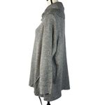 Karen Scott  1X-Large Knit Sweater Cowl Neck Long Sleeve Marled Pullover Gray New Photo 4