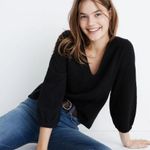 Madewell  100% Cotton V Neck 3/4 Longsleeve Photo 2