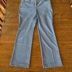 EXPRESS  Blue Pinstripe Boot Cut Pants Photo 0