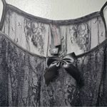 Victoria’s‎ Secret Sexy Little Things Black Lace Bows Lingerie Sz Small Photo 1