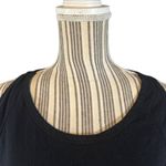 Sanctuary  Black Cold Shoulder Crew Neck Cotton Summer Top Women Sz S Photo 11