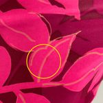 Biatta Tank Top Camisole Leaf Print Jewel Neckline Size Small 5 Pink Cami‎ Women Photo 10