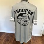 Star Wars  Trooper Gray Button Up Jersey S Photo 2