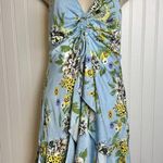 Free People Happy Heart blue floral sundress mini dress size XS H40 Photo 3