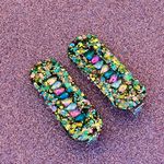 Handmade Stunning Confetti Hair Clips Photo 4