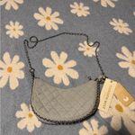 Madison West  Light Blue Quilted Crossbody Bag Photo 2