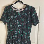 LuLaRoe Amelia Floral Print Women's Dress size X-Large Photo 2