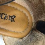 Brash  Size 7 Lace Up Brown Sandals Heel Zipper Tie Photo 3