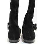 White Mountain Fawn Black Suede Mid-Calf Boots 6 M Photo 6