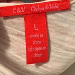 Chelsea and Violet C&V  Openback Cold Shoulder Tee L Photo 5