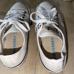 Converse  All Star Lift Platform Low White Leather Shoes Size 7 READ Photo 6