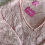 Edikted  Inga Pink Off-The-Shoulder Sweater Top Photo 2