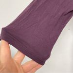 Babaton Aritzia  Burgundy Scoop Neck Blouse Womens M 3/4 Sleeve Shirt Casual Top Photo 4