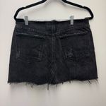 Reformation NWT  Westin Black Denim Skirt | Size 30 Photo 4