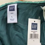 Gap Vintage Y2K‎ Silk Floral  Tank Top Green Size Large Babydoll Photo 3