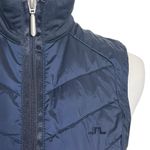 J.Lindeberg Madde Navy Vest Women’s Medium Quilted Hybrid Zip Activewear Golf Blue Photo 5