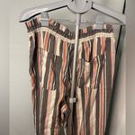 American Eagle striped garbage bag jogger style pants size large Photo 9