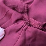 Abercrombie & Fitch  Burgundy Long Sleeve  MIDI Dress Photo 3