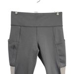 Athleta  Gray Capri Leggings Workout Activewear Pockets Size MT Photo 3