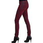 J Brand Skinny Leg Red Brocade Jeans size 26 Baroque NWT Ron Herman Photo 1
