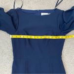 Eliza J  Pleated Sleeve Sheath Dress Navy Blue 2 Photo 6