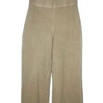 Veronica Beard  Womens Hartley Wide Leg Sweatpants Sand Tan Pima Cotton size S Photo 2