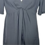 Lulus  ‘With This Kiss’ Black Flutter Sleeve Mini Dress | Size Large Photo 6