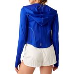 NWT FP Movement Playin for Keeps Layer Hoodie track jacket size XS blue orange Photo 2