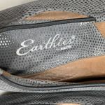 Earthies Essen Ballet Flat Shoes Womens 12 B Gray Suede Elastic Strap Feminine Photo 11