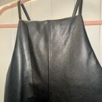 ZARA  Leather Dress Black Faux Mini Photo 1