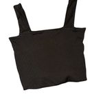 Amisu  Black Crop Top Photo 1