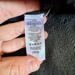 Ann Taylor Black Sweater Vest Cable Knit Turtleneck Large Petite LP Photo 5