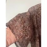 Women’s Boho Modern Renewal Spring Front Tie Shirt Dress Summer Vacation XS Brown Photo 6