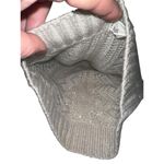 American Eagle AEO Open Knit Beanie Slouch Hat Cream Grey Lace Detail Women’s One Size Photo 2
